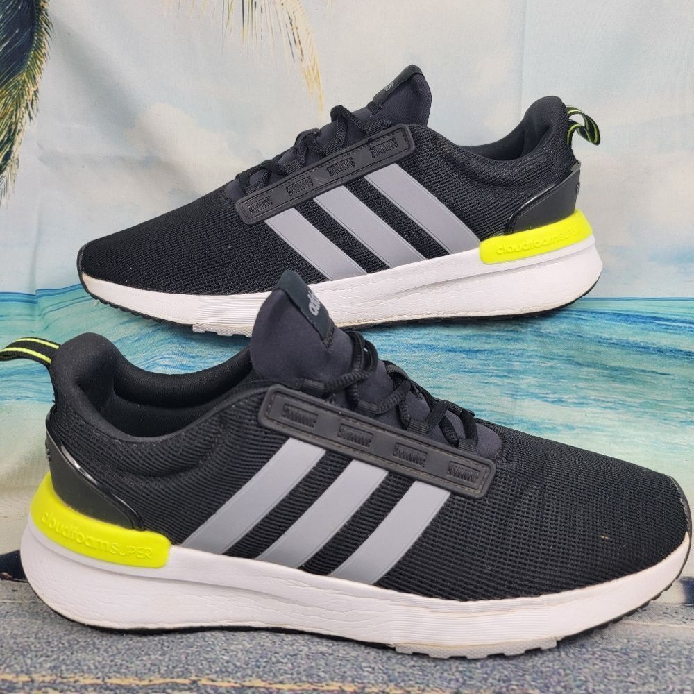 adidas Black and Yellow Sneakers